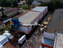 Вид здания. Сухой склад (+18) Склад Ивановская обл, Палехский р-н, поселок Палех, ул 2-я Садовая, д 1 , 14 695 м2 фото 4